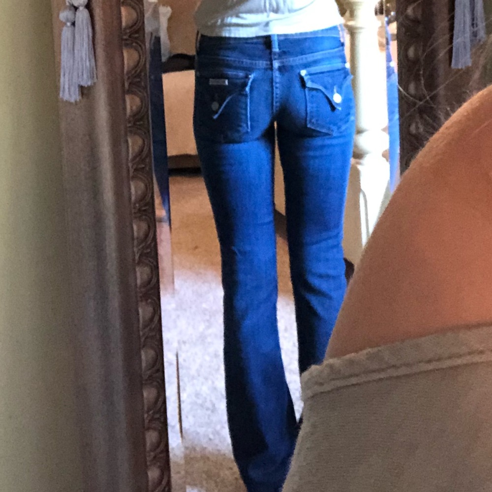 Hudson Bootcut Jeans.